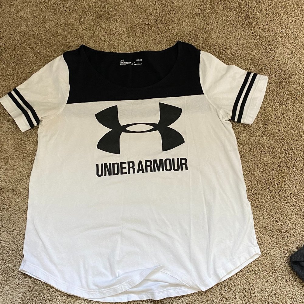 White and Black tshirt